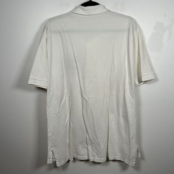 VTG Ralph Lauren Polo Shirt Men's Size XL White Crest RLPC Embroidered Pony 90s - Picture 4 of 7